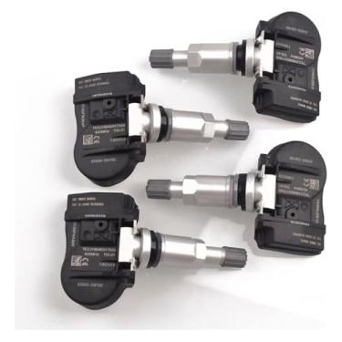 Imagem de Kit de Sistema de Monitoramento da Pressão dos Pneus para Kia Sportage 4, Niro e Sorento 2018 e 2019 (4 peças) - Sensor de Pressão dos Pneus TPMS - Sistema de Alerta 433