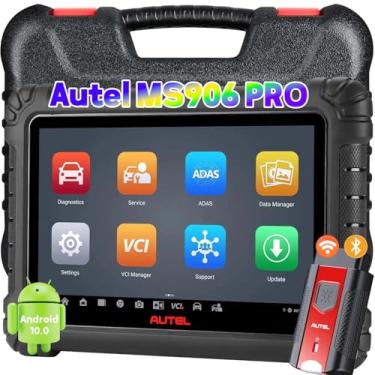 Imagem de AUTEL Ferramenta de digitalização MaxiSYS MS906 PRO OBD2, com recursos como diagnóstico de todos os sistemas, codificação ECU, mais de 36 serviços, controle bidirecional e suporte para ADAS,