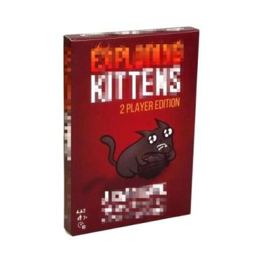 Imagem de Jogo de tabuleiro EK Jogo de cartas para festa de lazer de gato vermel