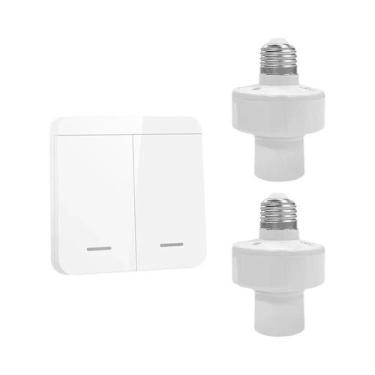 Imagem de Interruptor De Luz Inteligente RF 433Mhz Controle Remoto Soquete Para 