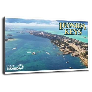 Imagem de Pôster de paisagem Leonida impressões em tela ponte arte de parede para casa 1 painéis decorações com moldura 61.0 cm x 40.6 cm