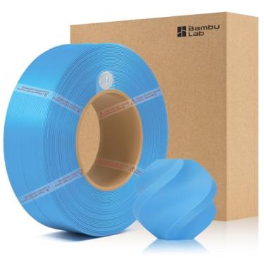 Imagem de 3DTOOLS Bambu 1,75 mm ABS refil filamento de alta dureza, alta velocidade e fácil impressão ecológica com RFID para Bambu Lab X1, P1 P2S, H2D AMS 1KG +/- 0,03 mm (sem carretel)