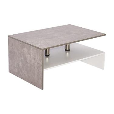 Imagem de Mesa de centro, mesa de centro, livraria, artigos diversos, prateleira, sala de estar, mesa de sofá, mesa de chá de concreto, mesa de quarto