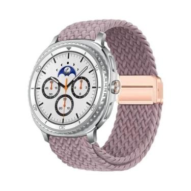 Imagem de Pulseira Magnética De Nylon Trançado De 40mm 44mm 46mm Para Samsung Ga