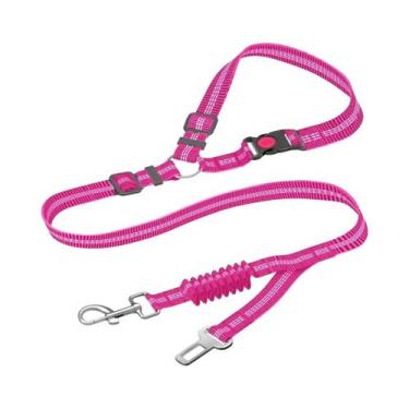 Imagem de Cinto De Segurança Ajustável Para Cães, Retrátil, Para Apoios De Cabeç