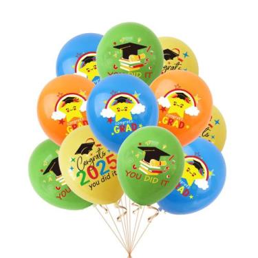 Imagem de Conjunto de balões de festa de formatura, 11 unidades com bolsa de lát