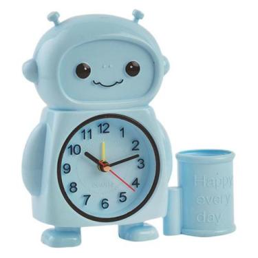 Imagem de Despertador Cute AI Robot Relógio de mesa colorido de desenho animado 