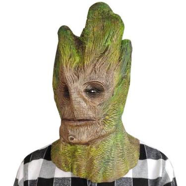 Imagem de Máscara de látex I am Groot para festa à fantasia de carnaval de Hallo
