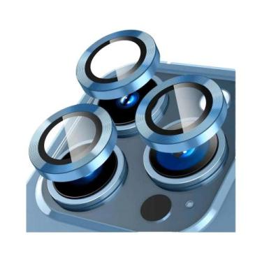 Imagem de Protetor De Lente De Câmera Para iPhone 15 14 13 pro Max Mini, Anel De