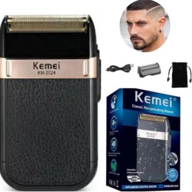 Imagem de Aparador Kemei KM-2024, Corte e Acabamento Profissional em Casa, Bivol