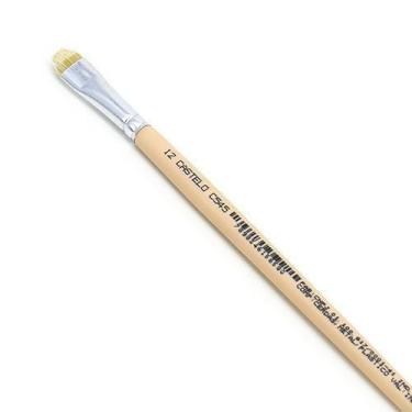 Imagem de Pincel Castelo Série Natural C545 Chato Lixado - Pincéis castelo, 12