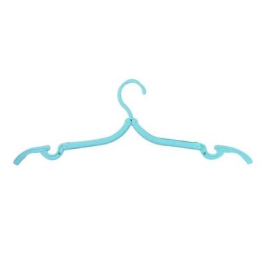 Imagem de Cabide De Plástico Dobrável Para Viagem 13x7cm - Top rio, AZUL