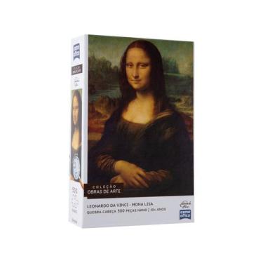 Imagem de Quebra Cabeça Mona Lisa 500 Peças Toyster 3147 - Toyster Brinquedos