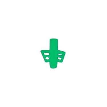 Imagem de Dedeira Ergonômica Apoio de Lápis Tilibra Alta Qualidade Maior Resistência e Durabilidade 1 Unidade Verde