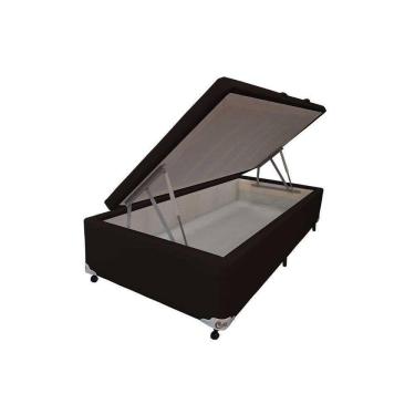 Imagem de Cama Box Baú Universal Solteiro Courano Black New (88x188x35) - Castor