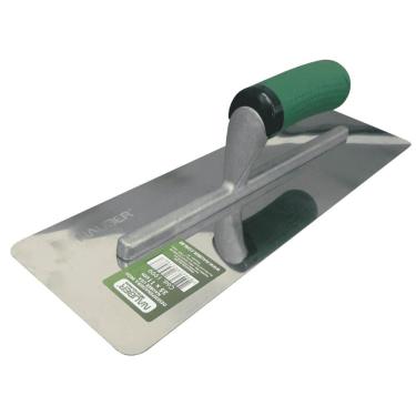 Imagem de Desempenadeira Inox Lisa 35x11CM 35x11CM para Efeitos Decorativos com Lâmina em Aço Ino...