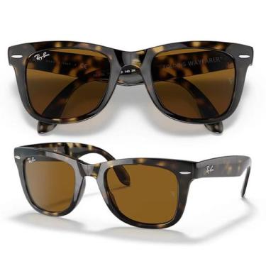 Imagem de Óculos De Sol Ray Ban Wayfarer Folding Classic Dobrável RB4105 Tamanho