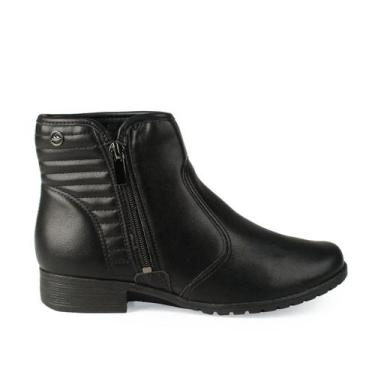 Imagem de Bota Feminina Dakota Vertuo Cano Baixo Preta - DA922, 35, Preto
