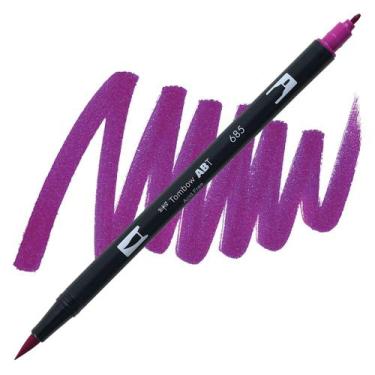 Imagem de Caneta Tombow Dual Brush Magenta Escuro