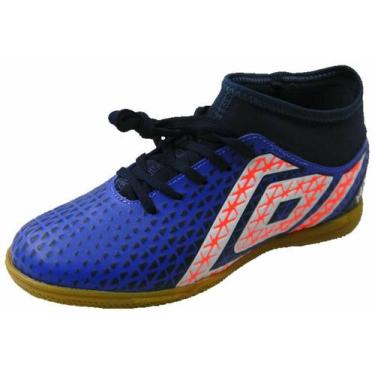Imagem de Tenis MUTANT Futsal azl/pto/lrj infantil - Umbro, 36