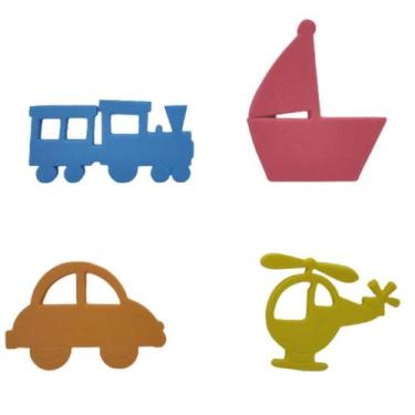 Imagem de Brinquedo Educativo Infantil, Meio de Transporte EVA, 20 Peças Colorid