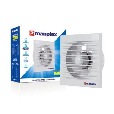 Imagem de Exaustor Banheiro Lavabo 150mm Silencioso Potente Manplex