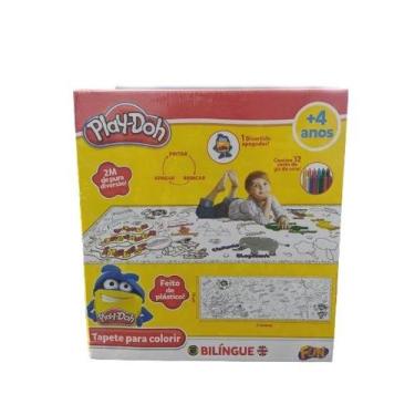 Imagem de Tapete Bilíngue para Colorir com Apagador - Play-Doh - Hasbro