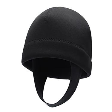Imagem de Touca de Mergulho,Touca de mergulho neoprene 2mm com proteção UV quente capuz de mergulho gorro para mergulho com snorkel natação surf caiaque