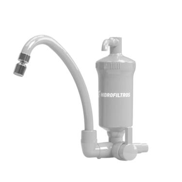 Imagem de Torneira Com Filtro De Água Para Parede Cinza Hidrofiltros