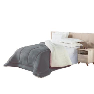 Imagem de Edredom Sherpa Cobertor E Coberdrom Casal Queen 2,20M x 2,40M
