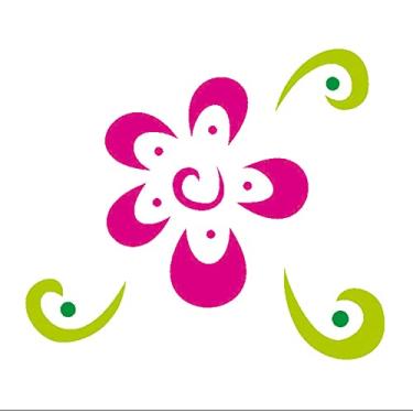 Imagem de Stencil de Acetato para Pintura OPA Simples 10 x 10 cm - 363 Flor Estilizada III