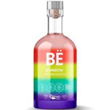 Imagem de Gin Bë Rainbow Garrafa 750 Ml - Gin Bë Orgânico Bebidas