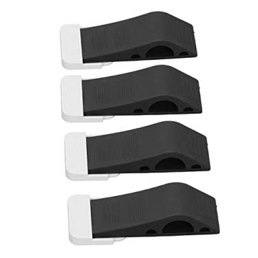 Imagem de Cunha de Batente de Porta, Batentes de Porta Economizam Espaço para Hotel para Escritório (Preto)