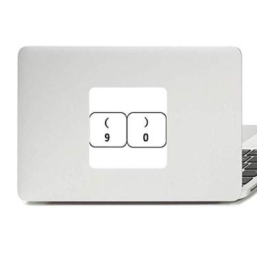 Imagem de Símbolo de teclado 9 0 Decalque Vinil Paster Laptop Adesivo Decoração PC