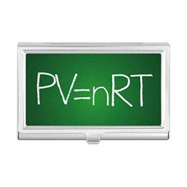 Imagem de Chemistry Kowledge Capa ideal para cartões de visita com porta-cartões de gasolina