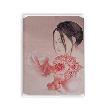 Imagem de Caderno de pintura chinesa de beleza de corte de papel capa macia Diário