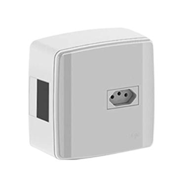 Imagem de Cdt Caixa Disjuntor Unipolar + Tomada 20A - Sobrepor