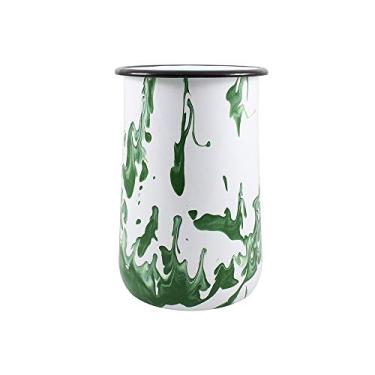 Imagem de Porta Utensílios Esmaltado Marmoriazado Verde G - Ewel