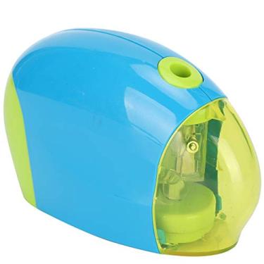 Imagem de Apontador de lápis elétrico, apontador de lápis automático portátil com afiação rápida, ferramenta de afiar lápis operada por bateria para viagens, escola, escritório, crianças e adultos