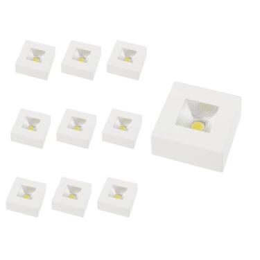 Imagem de SPOT AUTHENTIC LED, 5W, SOBREPOR QUADRADO, EMISSÃO DE LUZ NEUTRA 4000K, PRETO FOSCO, BIVOLT, AVANT