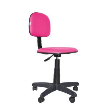 Imagem de Cadeira Secretaria Giratoria Polo - Maiart, Pink, Couro SinteticoCoran