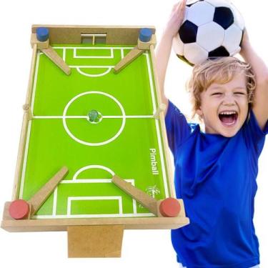Imagem de Campinho Pinball Brinquedo Infantil de Madeira - TRALALA