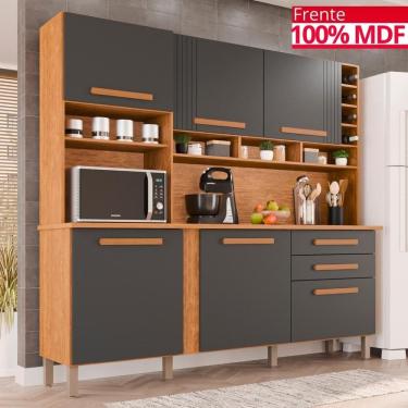 Imagem de Cozinha 6 Portas 2 Gavetas Amanda - Tudo de Móveis