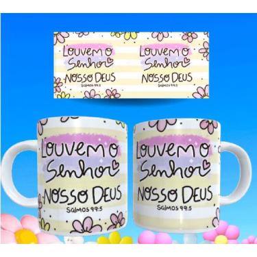 Imagem de Caneca gospel frases religiosas versículos bíblicos motivacionais 54 -