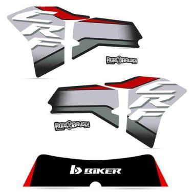 Imagem de Adesivo Kit Plástico Take Biker My25 Crf 230 2008 a 2021, Preto