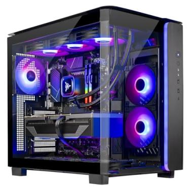 Imagem de Skytech King 95 Gaming PC Desktop, Ryzen 7 7800X3D 4,2 GHz (5GHz Turbo Boost), AMD RX 9070 XT 16GB GDDR6, SSD NVMe Gen4 1TB, 32GB DDR5 RAM 5600 RGB, 850W Gold PSU, Wi-Fi, Win 11
