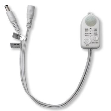 Imagem de 3 em 1 DC 5 V-24 V Interruptor liga/desliga PIR ativado por movimento sensor de corpo interruptor cabo LED regulador para luz de tira de LED, motor de câmera, equipamento automático com função de