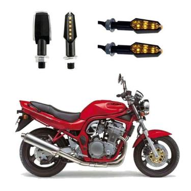 Imagem de KIT 4 Luz Seta Esportiva Pisca de Led Modelo P29 Para Moto BANDIT 600 