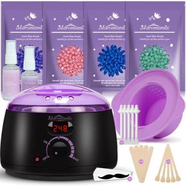 Imagem de Kit de depilação Maromamix Digital Wax Warmer Machine para depilação