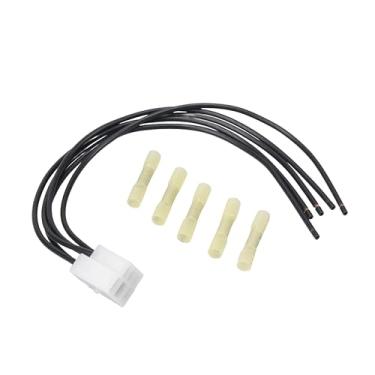 Imagem de AITKEN Conector do resistor do motor do ventilador chicote de trança #973-547 Compatível com Acura CL 2001-2003 TL 1999 2000 2001 2002-2003 Número OE: 79330S0KA01.